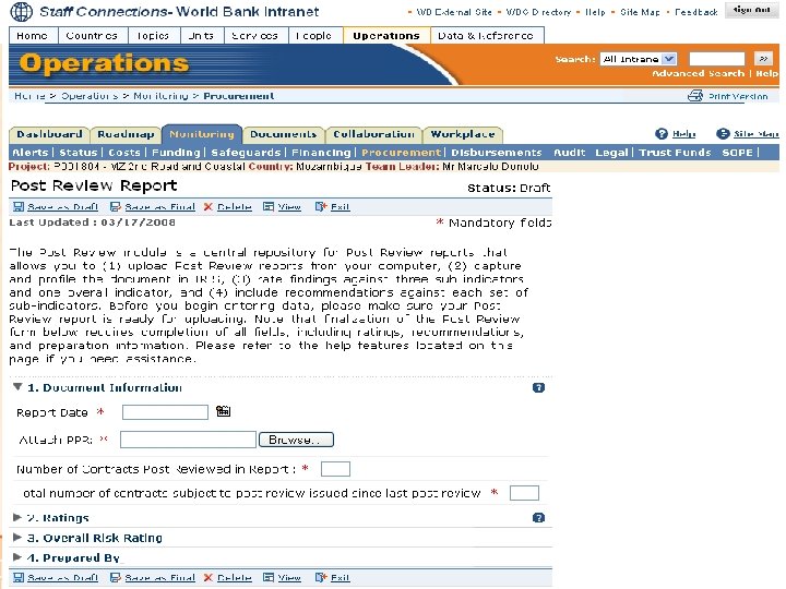 Adding a New PPR Report 