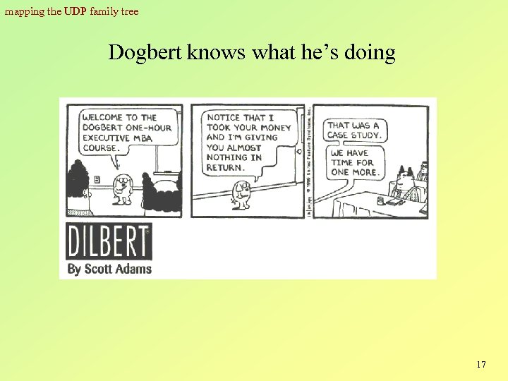 mapping the UDP family tree Dogbert knows what he’s doing 17 