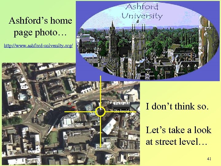 Ashford’s home page photo… http: //www. ashford-university. org/ I don’t think so. Let’s take