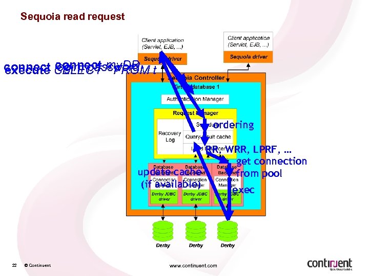 Sequoia read request connect my. DB connect SELECT * FROM t execute login, password