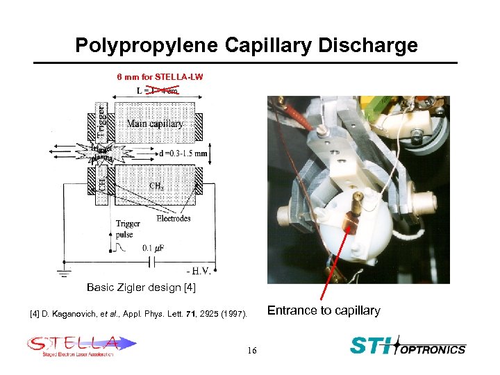 Polypropylene Capillary Discharge 6 mm for STELLA-LW Basic Zigler design [4] Entrance to capillary