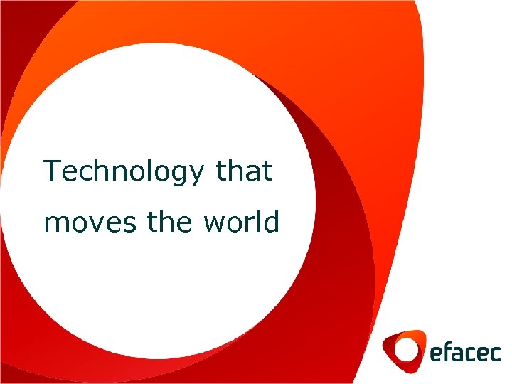 Technology that moves the world 