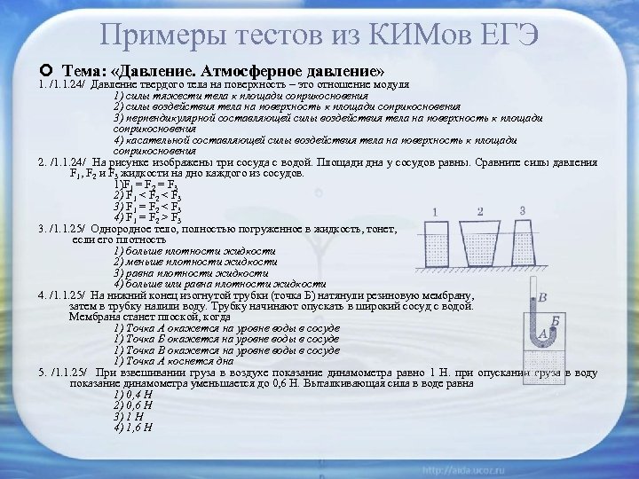 План физики