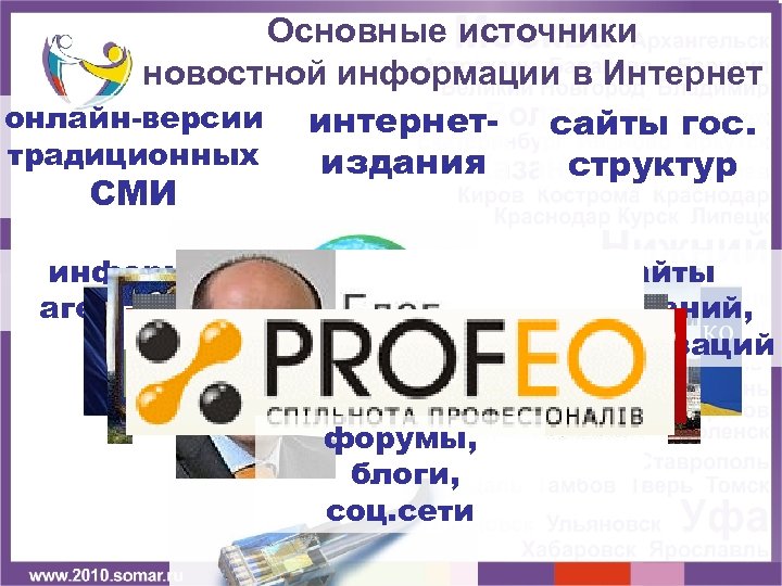 Основные источники новостной информации в Интернет онлайн-версии интернетсайты гос. традиционных издания структур СМИ информ.