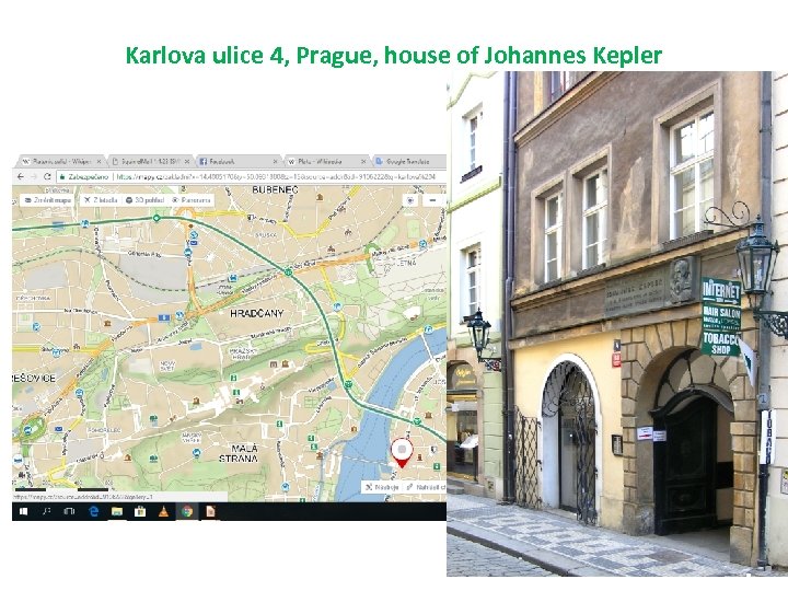 Karlova ulice 4, Prague, house of Johannes Kepler 