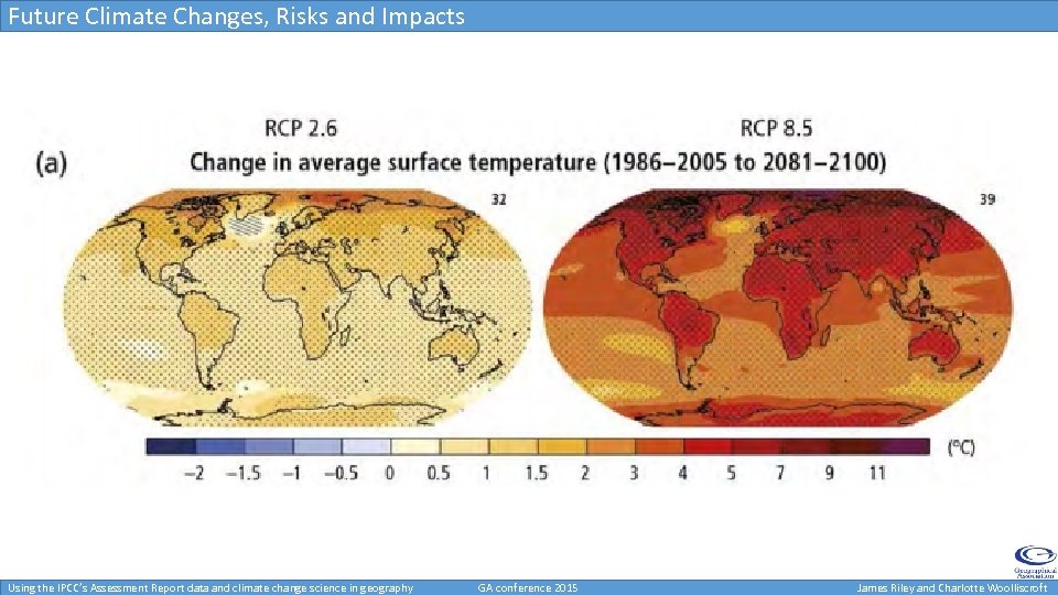Future Climate Changes, Risks and Impacts Using the IPCC’s Assessment Report data and climate