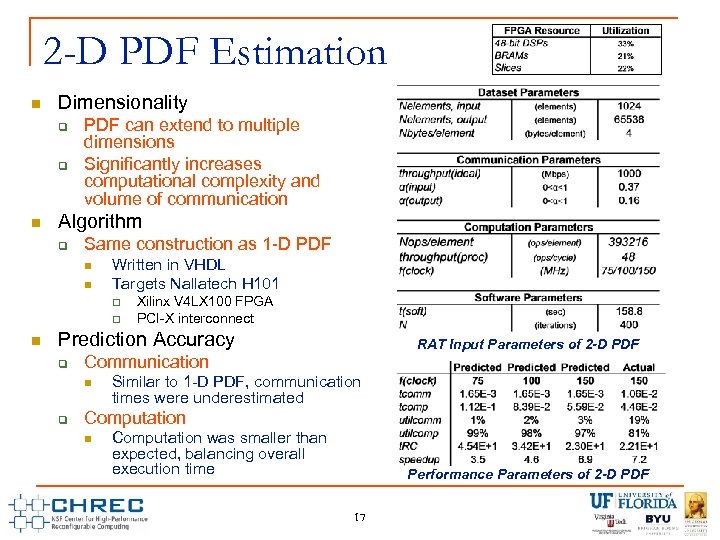 2 -D PDF Estimation n Dimensionality q q n PDF can extend to multiple