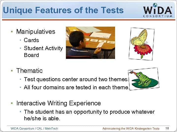 Unique Features of the Tests Manipulatives Cards Student Activity Board Thematic Test questions center