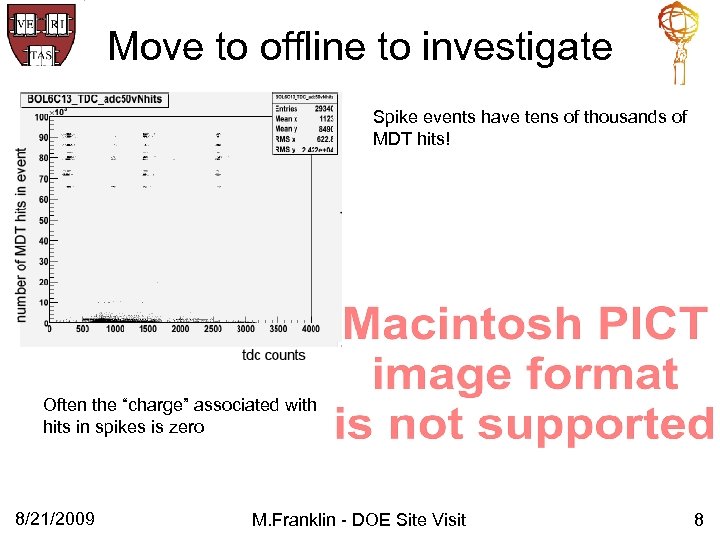 Move to offline to investigate Spike events have tens of thousands of MDT hits!