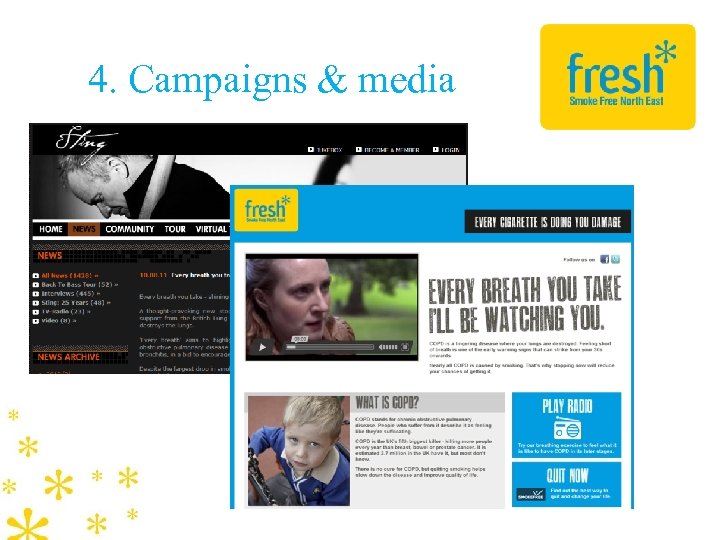 4. Campaigns & media 