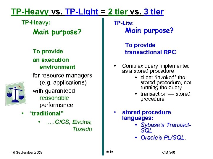 TP-Heavy vs. TP-Light = 2 tier vs. 3 tier TP-Heavy: TP-Lite: Main purpose? •