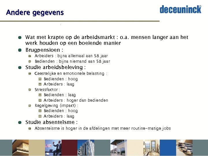 Andere gegevens Wat met krapte op de arbeidsmarkt : o. a. mensen langer aan