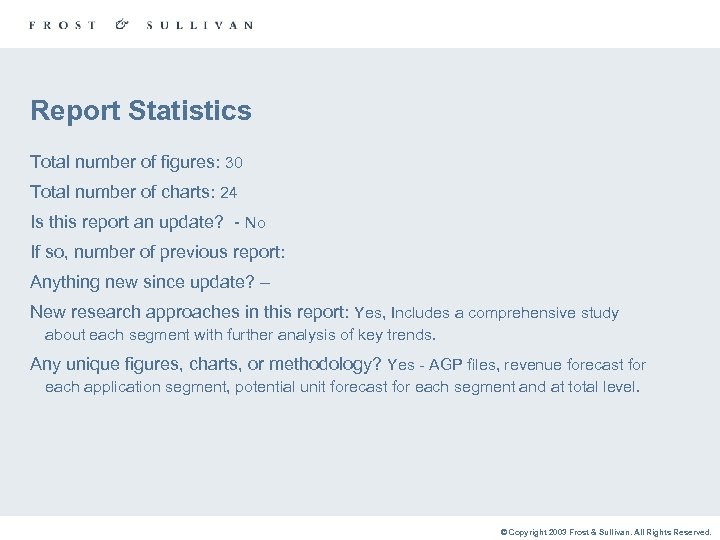 Report Statistics Total number of figures: 30 Total number of charts: 24 Is this