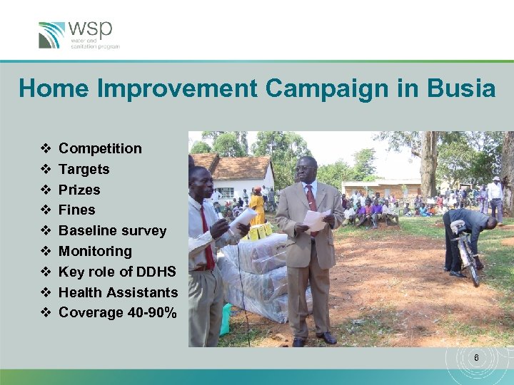 Home Improvement Campaign in Busia v v v v v Competition Targets Prizes Fines