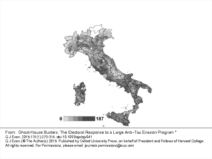 From: Ghost-House Busters: The Electoral Response to a Large Anti–Tax Evasion Program * Q