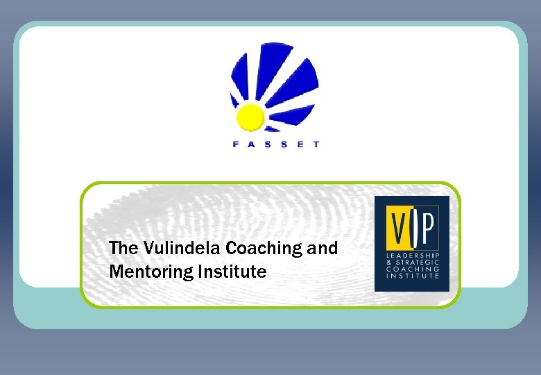 The Vulindela Coaching and Mentoring Institute 