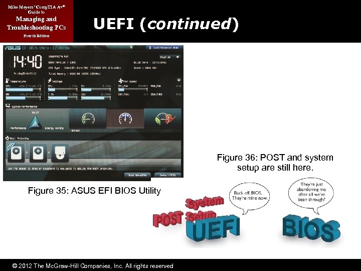 Mike Meyers’ Comp. TIA A+® Guide to Managing and Troubleshooting PCs UEFI (continued) Fourth