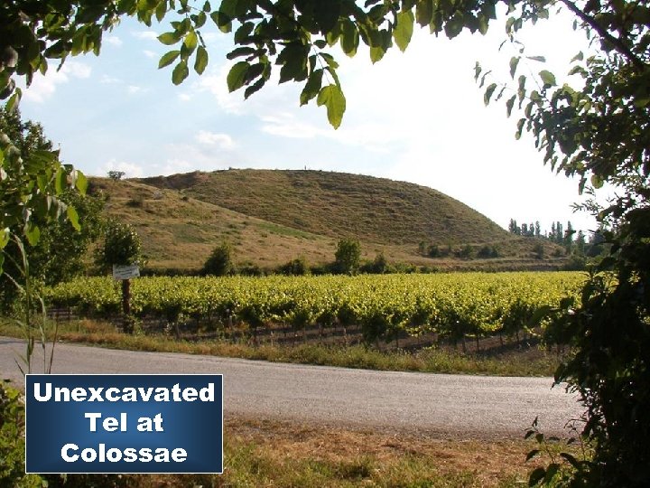 Unexcavated Tel at Colossae 