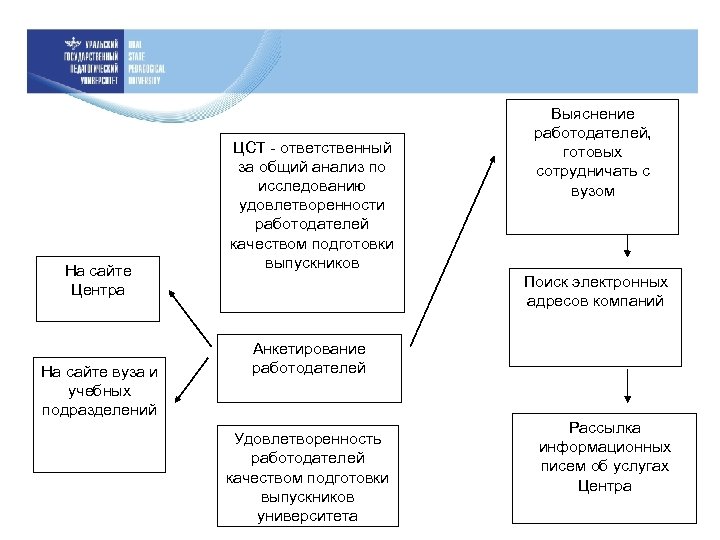 На сайте Центра На сайте вуза и учебных подразделений ЦСТ - ответственный за общий