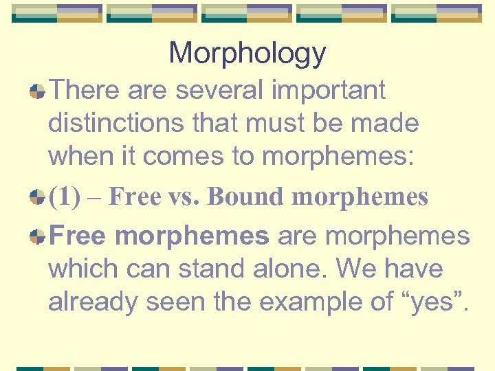 morphology definition linguistics