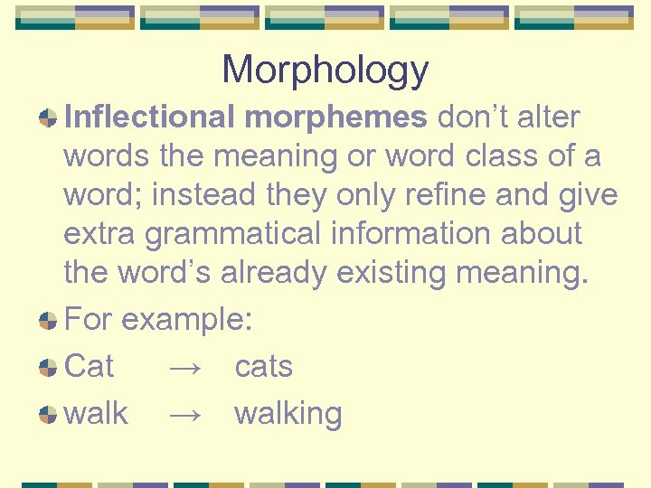 morphology definition linguistics