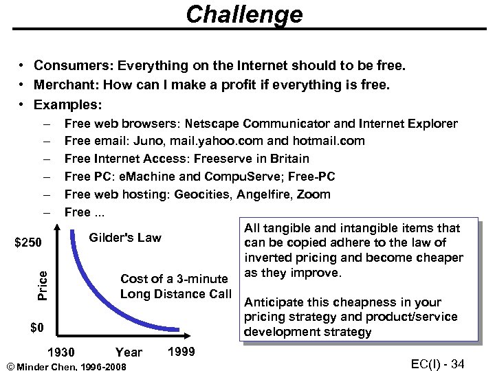 Challenge • Consumers: Everything on the Internet should to be free. • Merchant: How