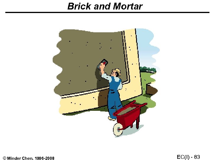 Brick and Mortar © Minder Chen, 1996 -2008 EC(I) - 83 