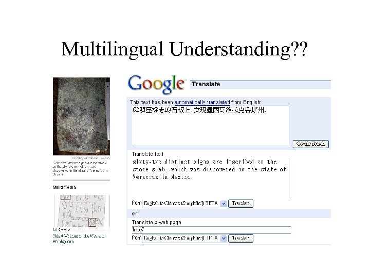 Multilingual Understanding? ? 32 