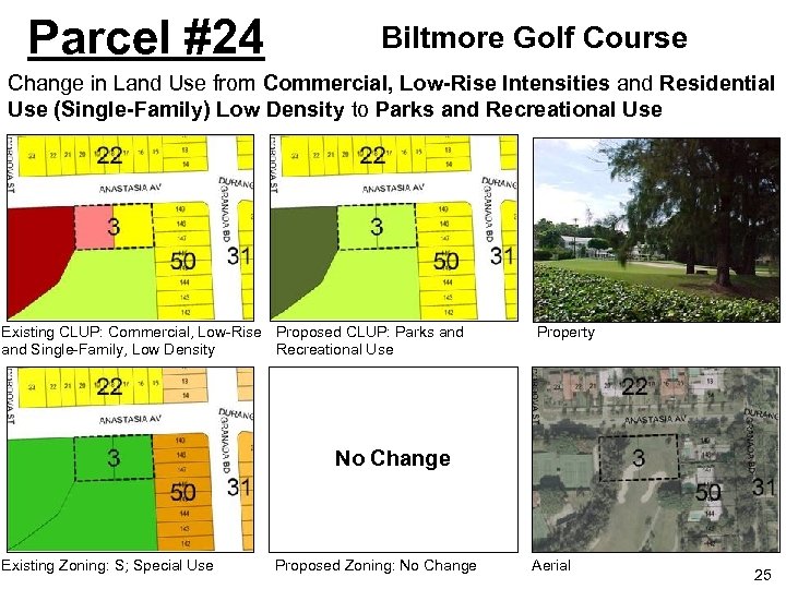 Parcel #24 Biltmore Golf Course Change in Land Use from Commercial, Low-Rise Intensities and