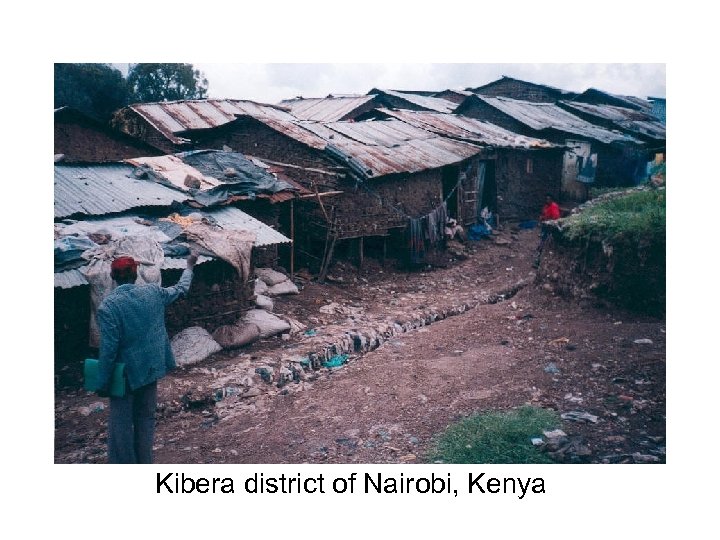 Kibera district of Nairobi, Kenya 