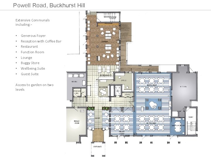 Powell Road, Buckhurst Hill Extensive Communals including: - • • Generous Foyer Reception with