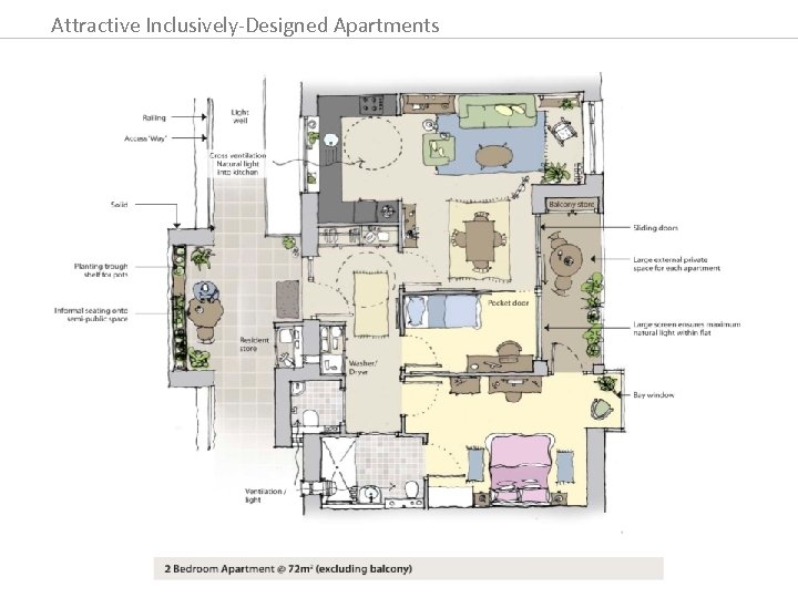 Attractive Inclusively-Designed Apartments 