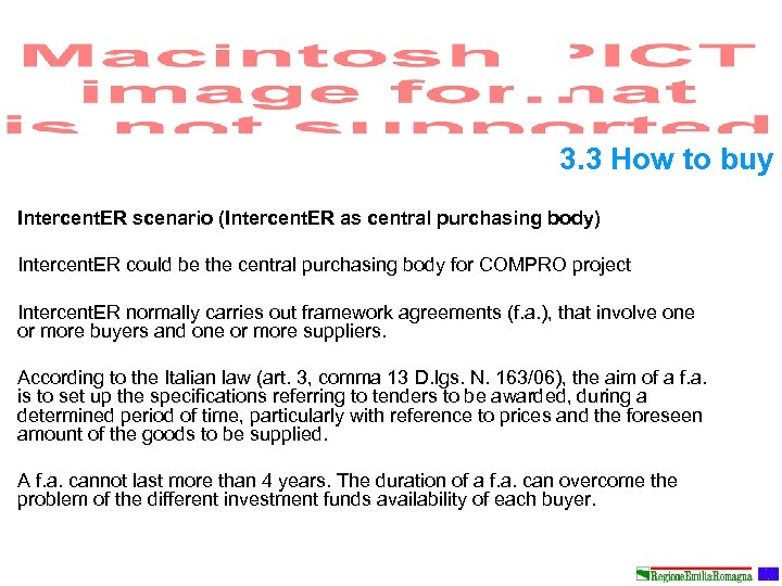 3. 3 How to buy Intercent. ER scenario (Intercent. ER as central purchasing body)