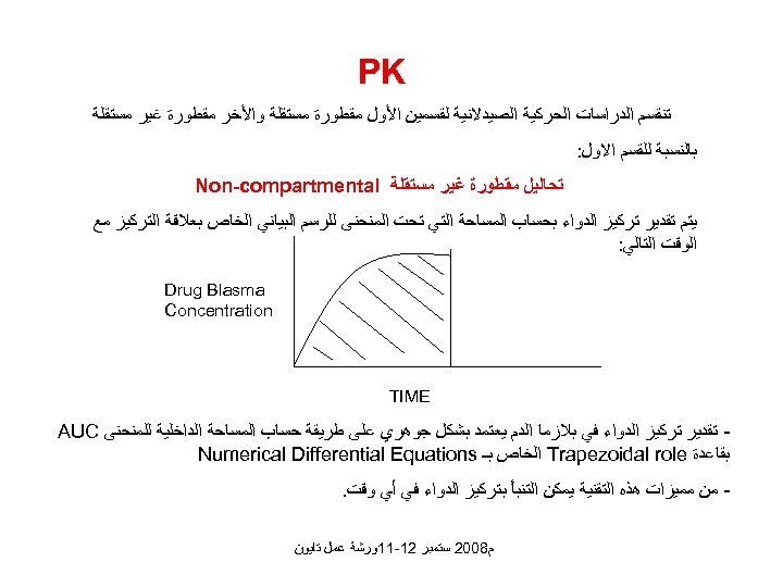  PK ﺗﻨﻘﺴﻢ ﺍﻟﺪﺭﺍﺳﺎﺕ ﺍﻟﺤﺮﻛﻴﺔ ﺍﻟﺼﻴﺪﻻﻧﻴﺔ ﻟﻘﺴﻤﻴﻦ ﺍﻷﻮﻝ ﻣﻘﻄﻮﺭﺓ ﻣﺴﺘﻘﻠﺔ ﻭﺍﻷﺨﺮ ﻣﻘﻄﻮﺭﺓ ﻏﻴﺮ ﻣﺴﺘﻘﻠﺔ