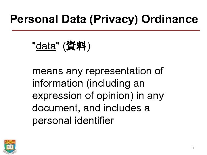 Personal Data (Privacy) Ordinance 