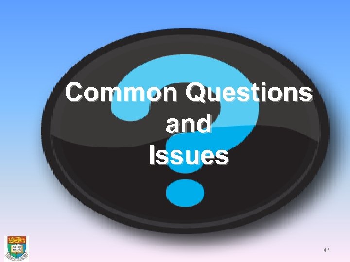 Common Questions and Issues 42 