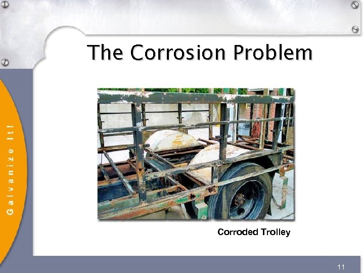 The Corrosion Problem Corroded Trolley 11 