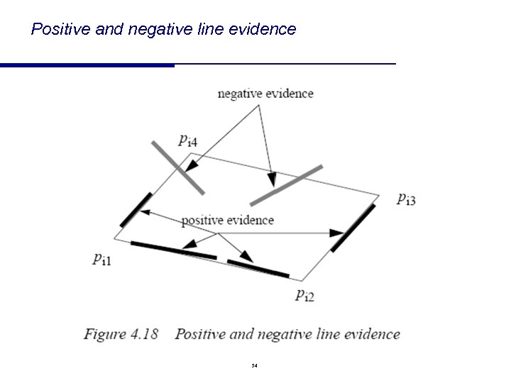 Positive and negative line evidence 54 