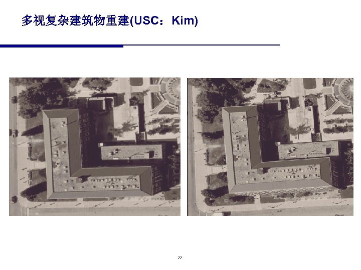 多视复杂建筑物重建(USC：Kim) 77 