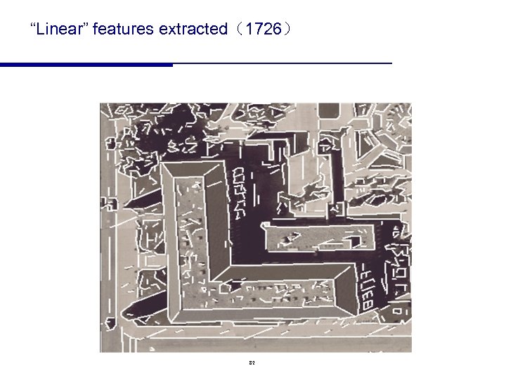“Linear” features extracted（1726） 82 