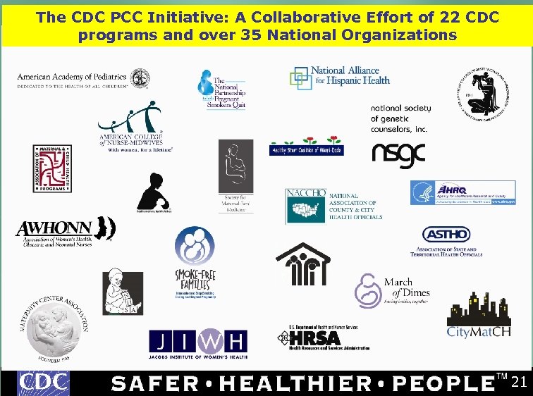 The CDC PCC Initiative: A Collaborative Effort of 22 CDC programs and over 35