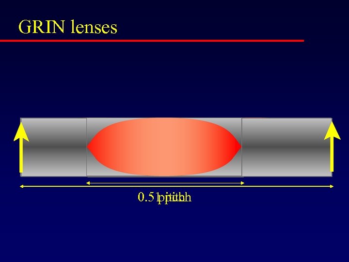 GRIN lenses 0. 51 pitch 