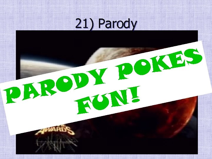 21) Parody ES OK P DY RO ! PA UN F 