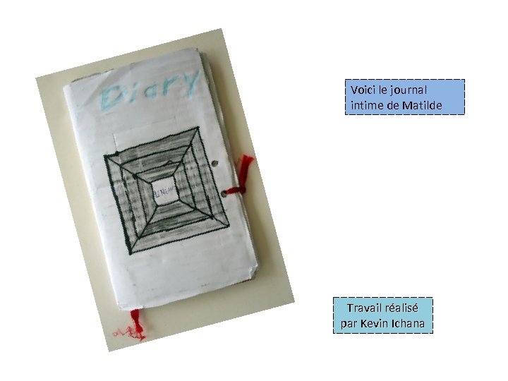 Voici le journal intime de Matilde Travail réalisé par Kevin Ichana 