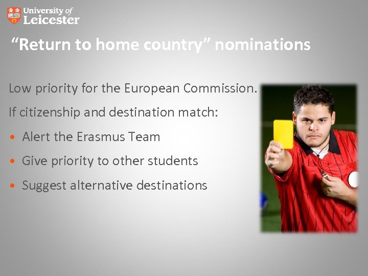 “Return to home country” nominations Low priority for the European Commission. If citizenship and
