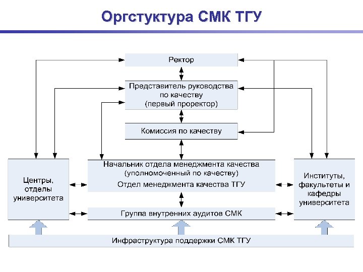 Оргстуктура СМК ТГУ 