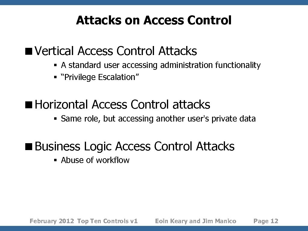Attacks on Access Control <Vertical Access Control Attacks § A standard user accessing administration
