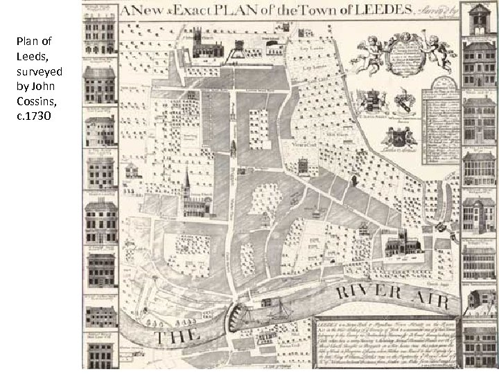 Plan of Leeds, surveyed by John Cossins, c. 1730 