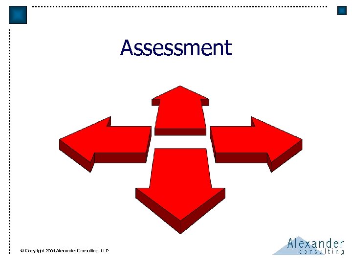 Assessment © Copyright 2004 Alexander Consulting, LLP 