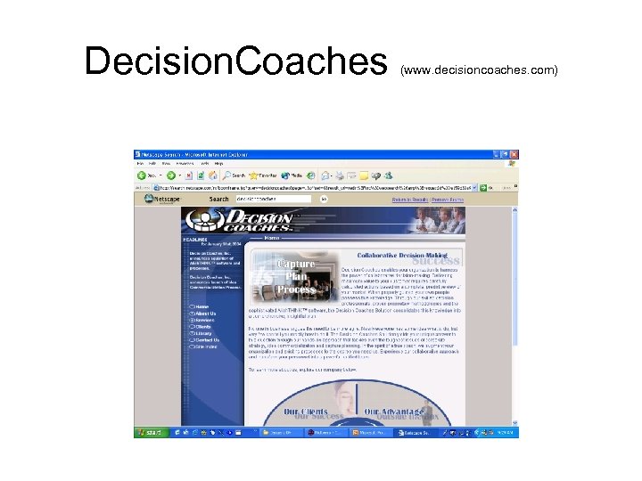 Decision. Coaches (www. decisioncoaches. com) 